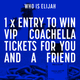 1 ENTRY TO WIN VIP COACHELLA TICKETS