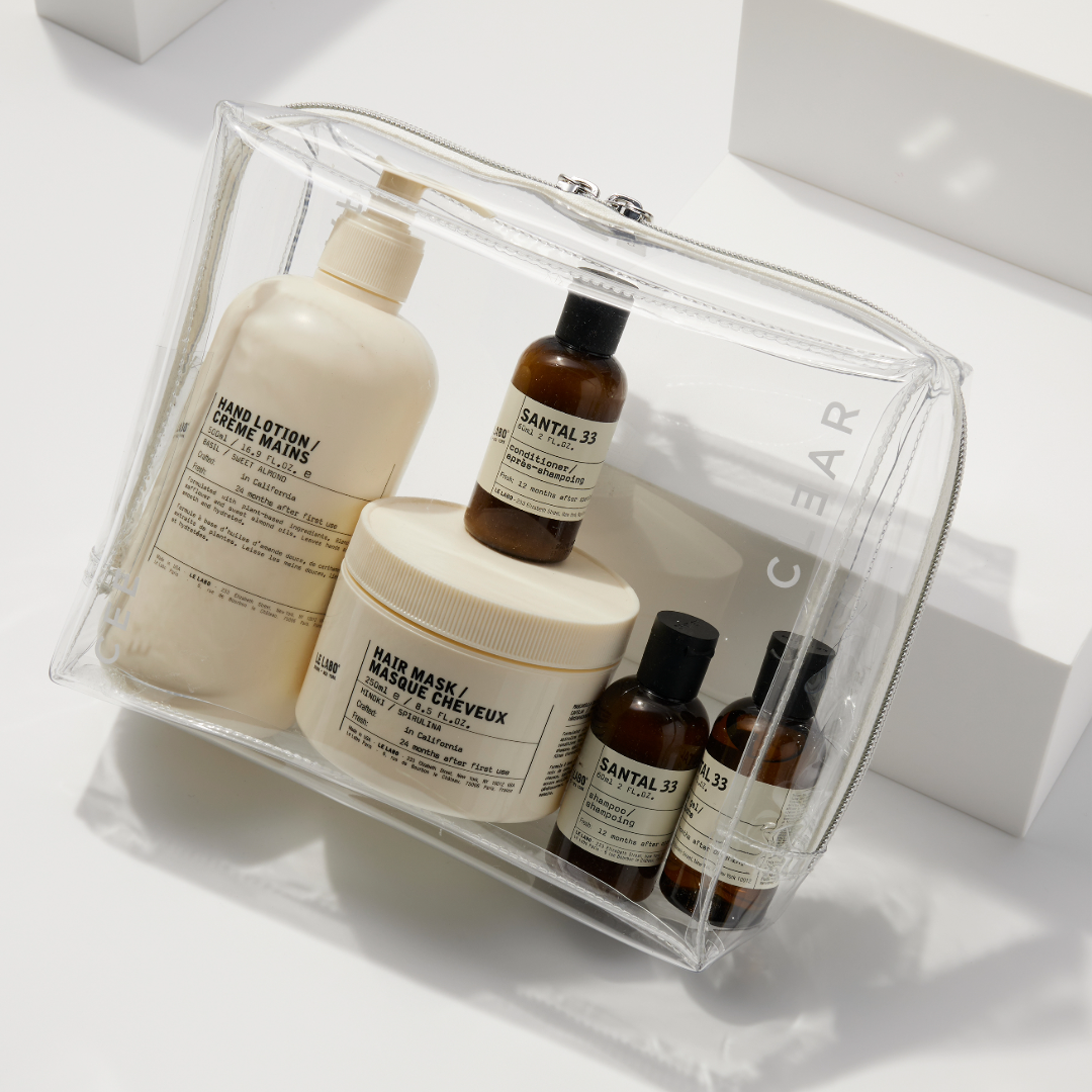 CEE CLEAR Large Cosmetic Case